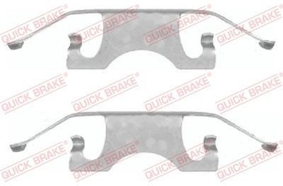 QUICK BRAKE Komplet dodatne opreme, obloga disk-kočnice