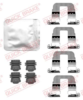 QUICK BRAKE Komplet pribora, obloga disk kočnica