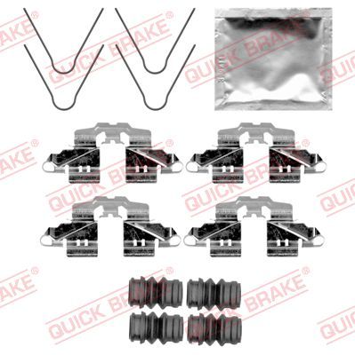 QUICK BRAKE Komplet pribora, obloga disk kočnica