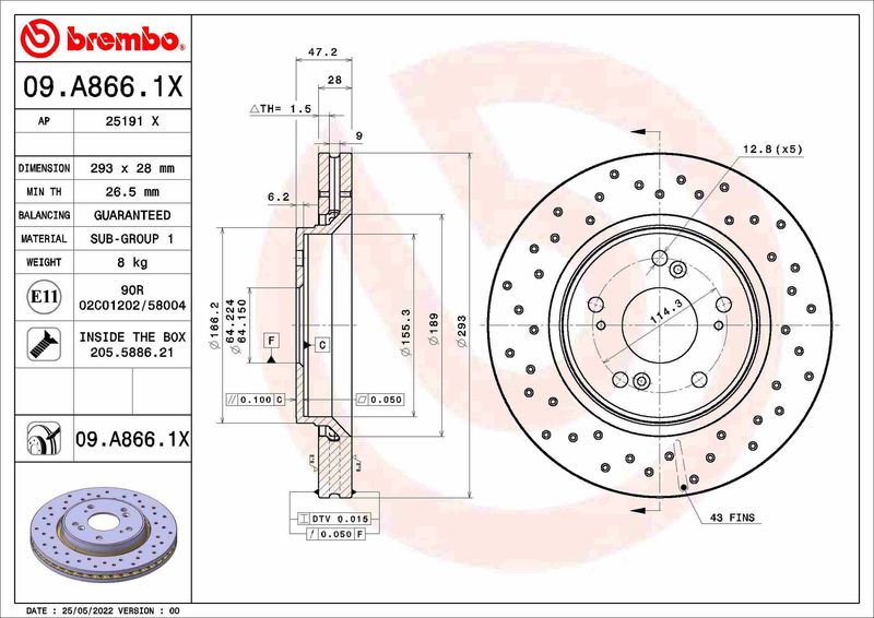BREMBO Disk ploča