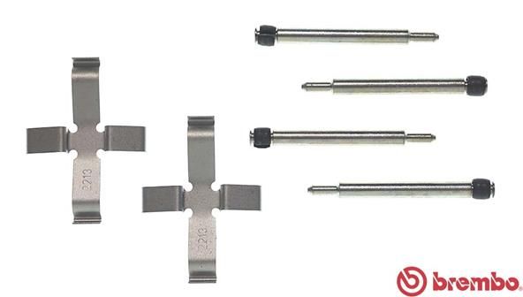 BREMBO Komplet dodatne opreme, obloga disk-kočnice