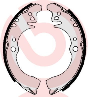 BREMBO Komplet kočionih papuča