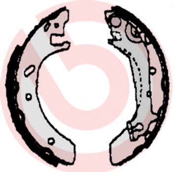 BREMBO Komplet kočionih papuča