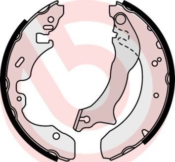 BREMBO Komplet kočionih papuča