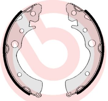 BREMBO Komplet kočionih papuča