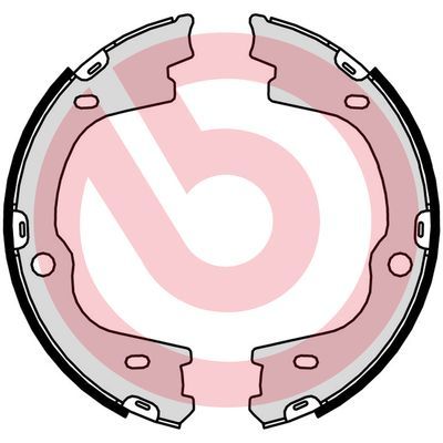 BREMBO Komplet kočionih papuča, parkirna kočnica
