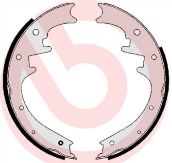 BREMBO Komplet kočionih papuča