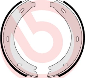 BREMBO Komplet kočionih papuča, parkirna kočnica