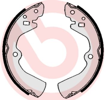 BREMBO Komplet kočionih papuča