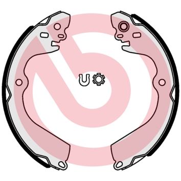 BREMBO Komplet kočionih papuča