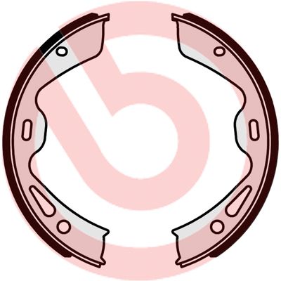 BREMBO Komplet kočionih papuča, parkirna kočnica