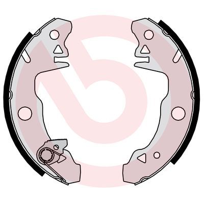 BREMBO Komplet kočionih papuča