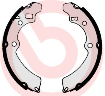 BREMBO Komplet kočionih papuča