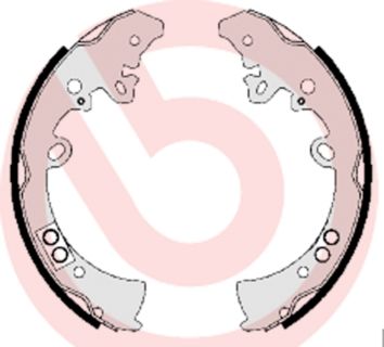 BREMBO Komplet kočionih papuča