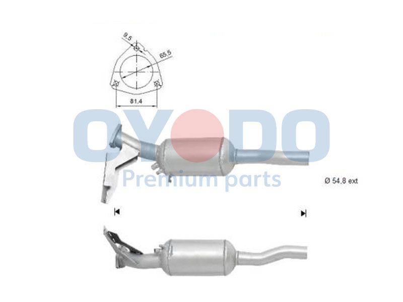 OYODO Filtar čađi/čestica, sustav ispušnih plinova