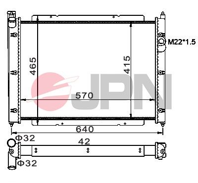 JPN Hladnjak, hlađenje motora