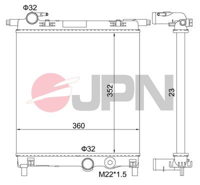 JPN Hladnjak, hlađenje motora