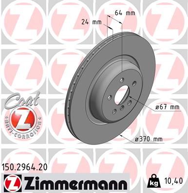 ZIMMERMANN Kočioni disk