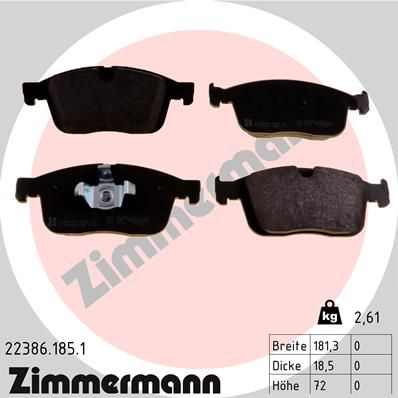 ZIMMERMANN Disk pločice