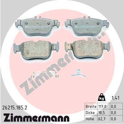 ZIMMERMANN Disk pločice