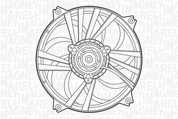 MAGNETI MARELLI Hladnjak ulja, motorno ulje