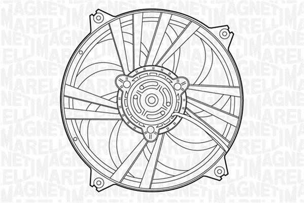 MAGNETI MARELLI Hladnjak ulja, motorno ulje